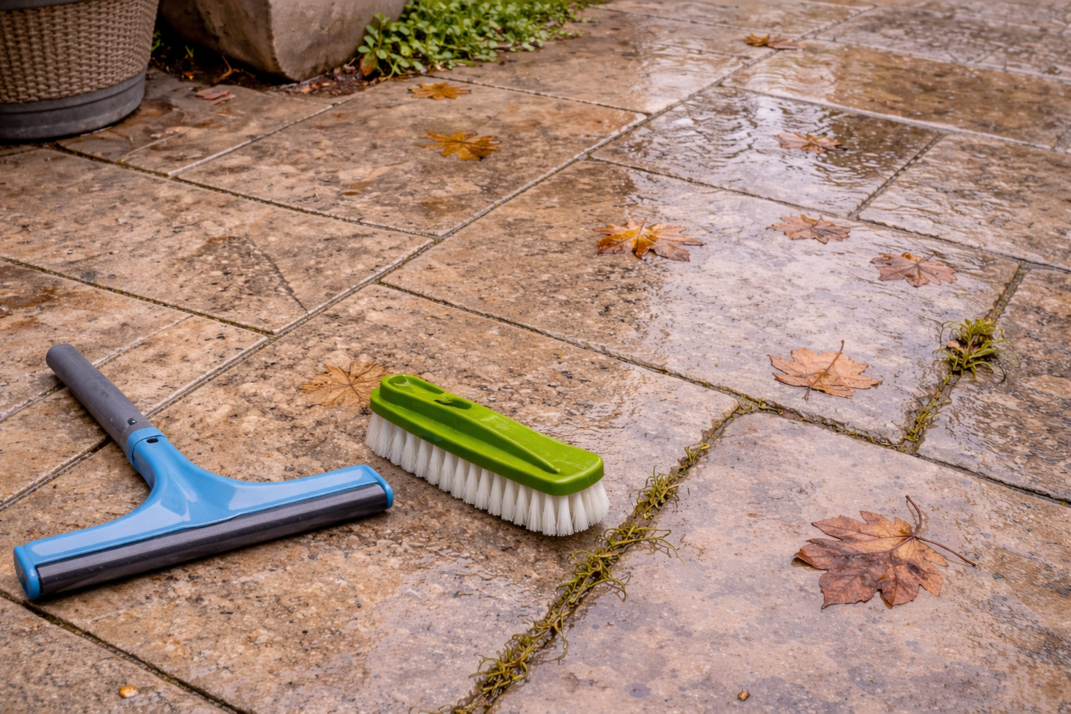 Terrasse rutschig – Lösungen für mehr Sicherheit