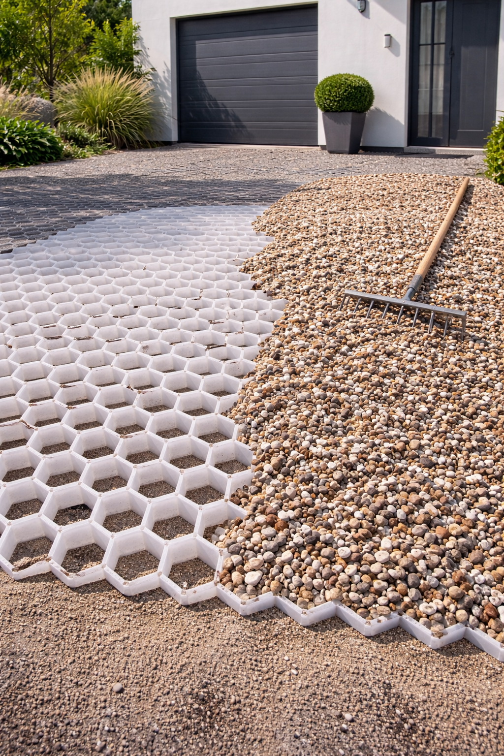 Kiesstabilisierungsmatten