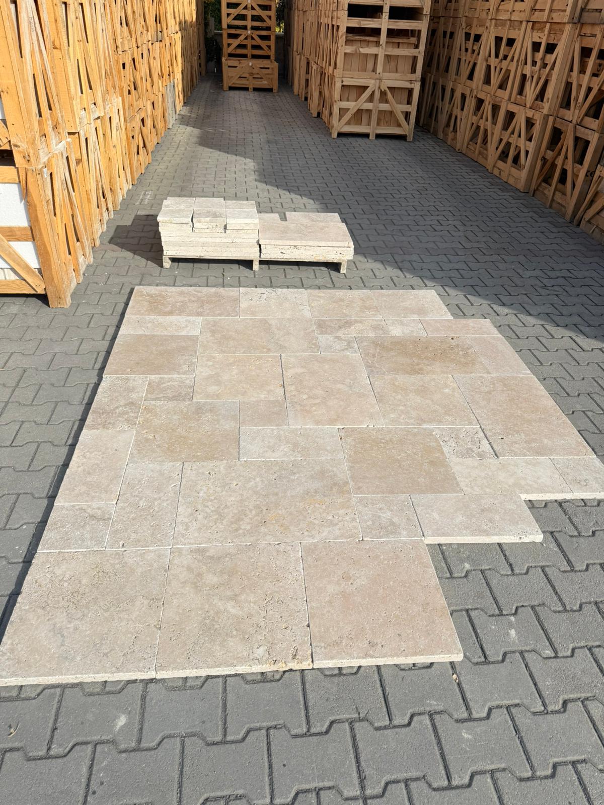 Travertin Terrassenplatten