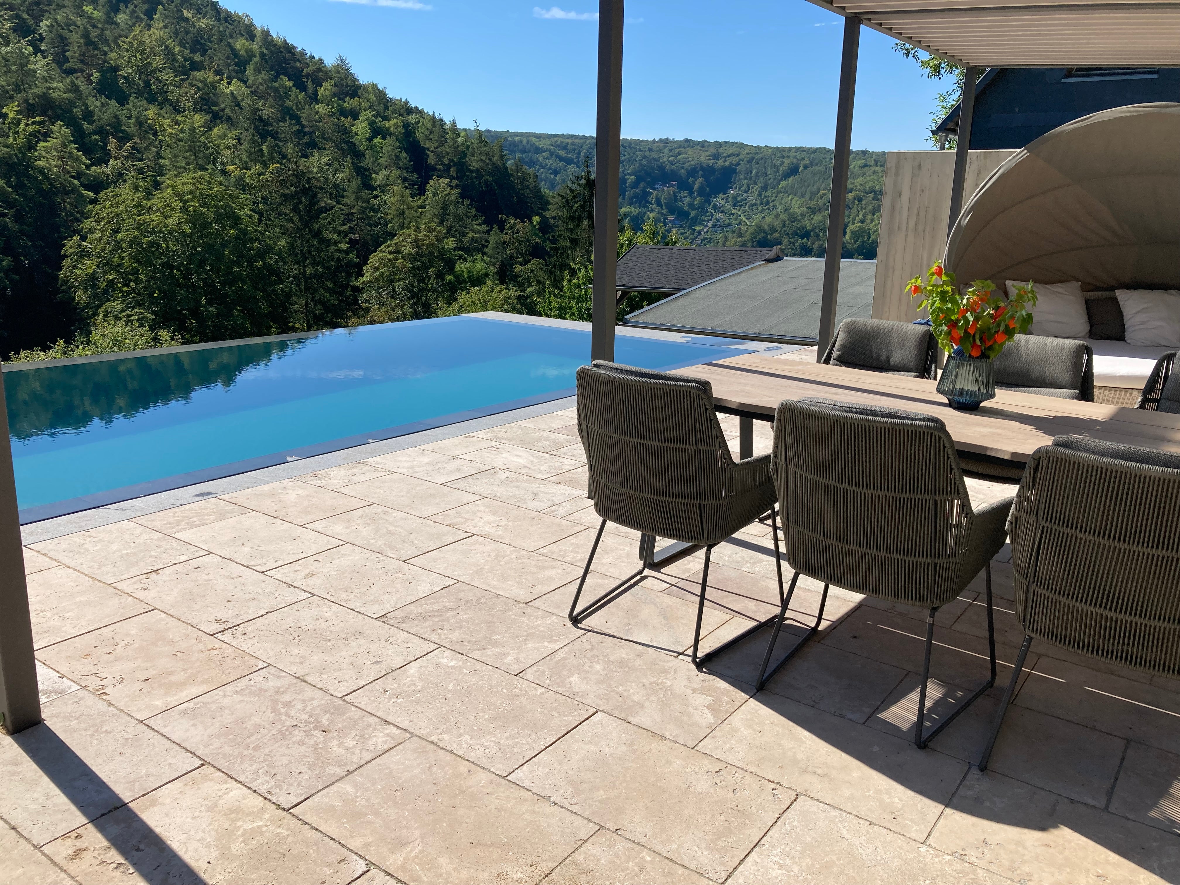 Travertin Terrassenplatten