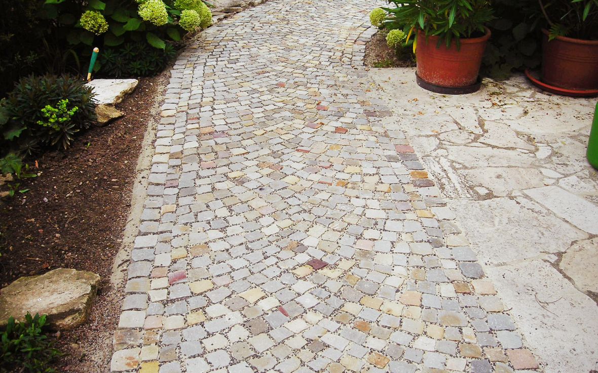 Quarzit Kleinpflaster 7/9 "Plötzky"