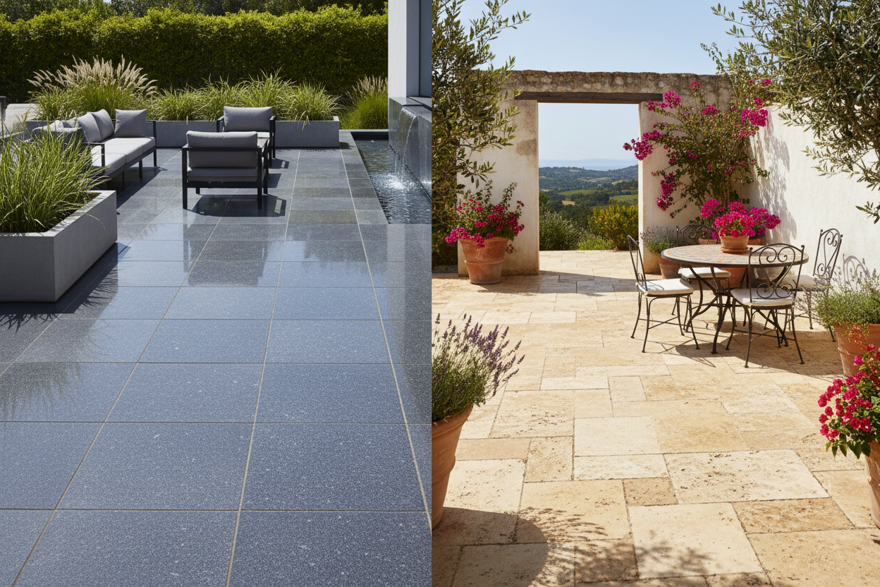 Granit vs Travertin – welcher Naturstein ist die richtige Wahl?