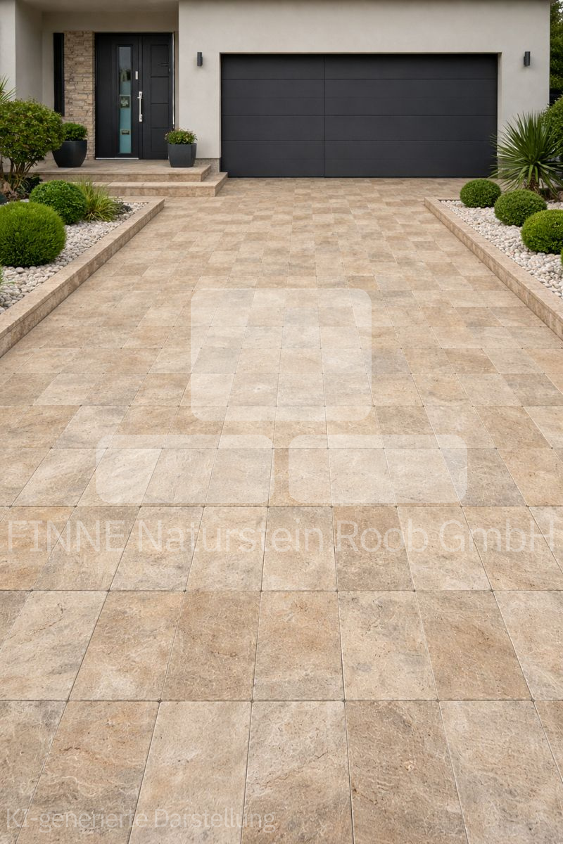 Travertin Terrassenplatten