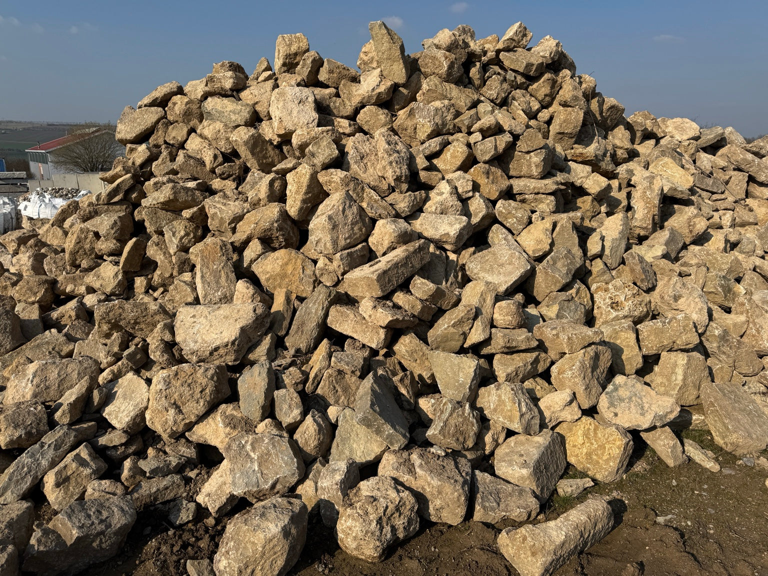 Kalkstein Mauersteine - Gebraucht